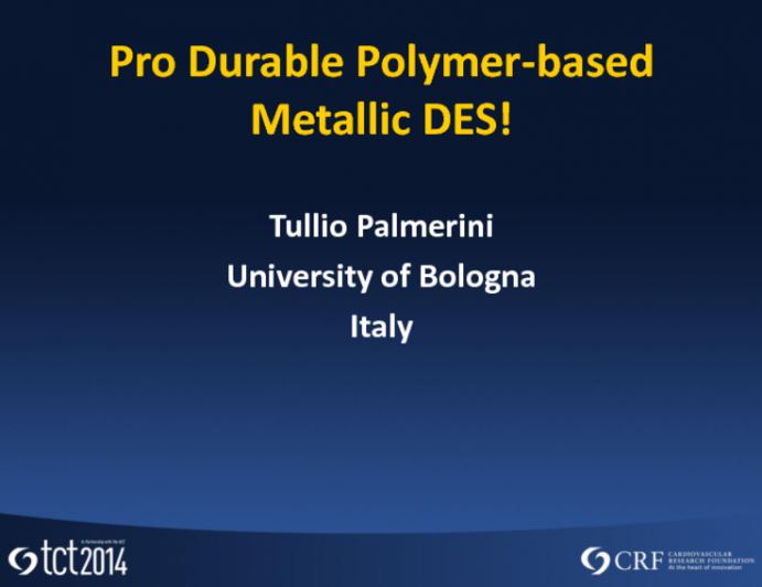 Pro Durable Polymer-Based Metallic DES!