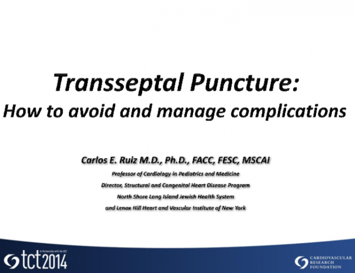 Complications of Transseptal Puncture: Recognition and Management