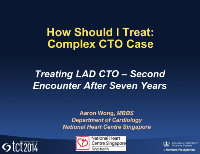 Case #3: Single Catheter Retrograde Approach for CTO