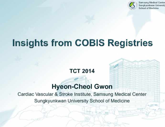 Insights from the COBIS Registries