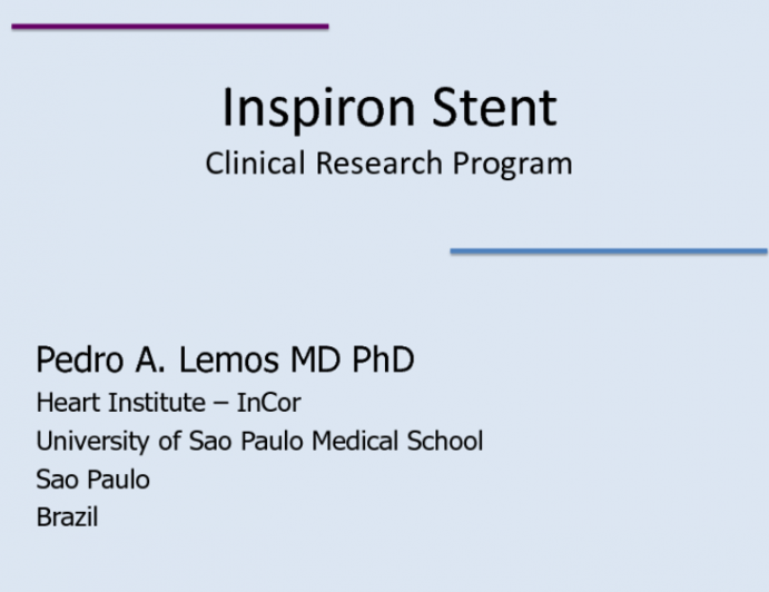 Cobalt-Chromium Sirolimus-Eluting Platforms III: Inspiron