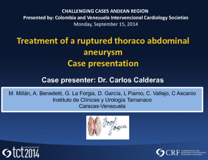 Case #4: A Patient with a Ruptured Thoracoabdominal Aneurysm