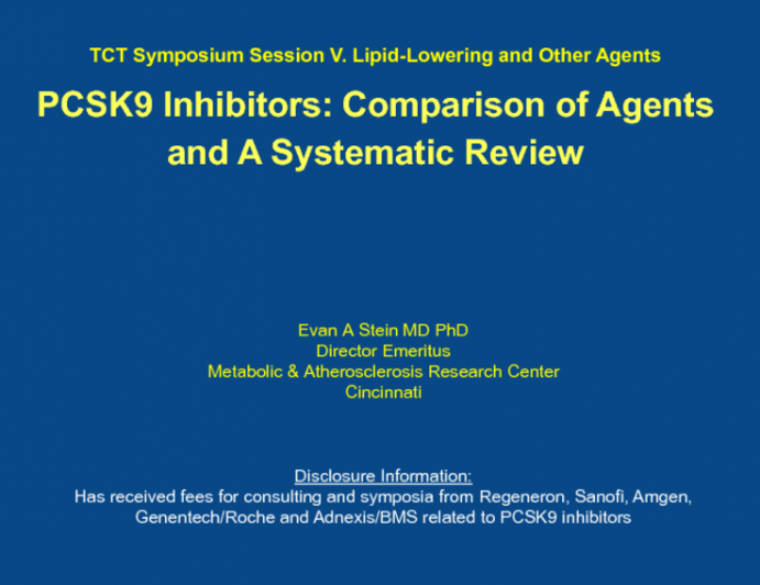 PCSK9 Inhibitors: Comparison of Agents and a Systematic Review