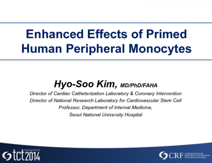 Enhanced Effects of Primed Peripheral Monocytes