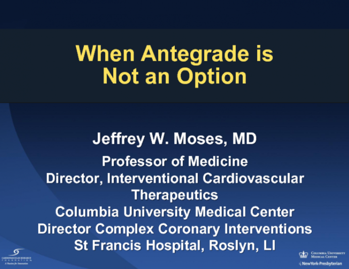 Managing the Case with No Antegrade Option