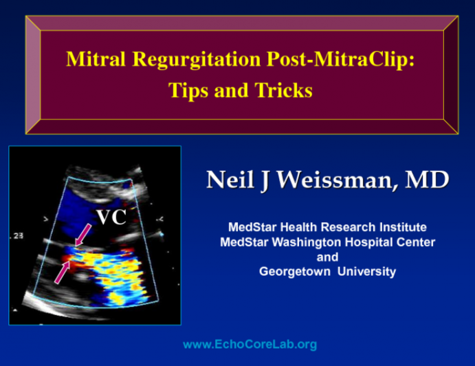 Assessing MR Severity Post-MitraClip: Tips and Tricks with Multiple MR Jets