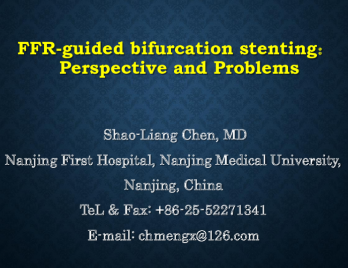 Case #5: FFR-Guided Bifurcation Stenting: Perspectives and Problems