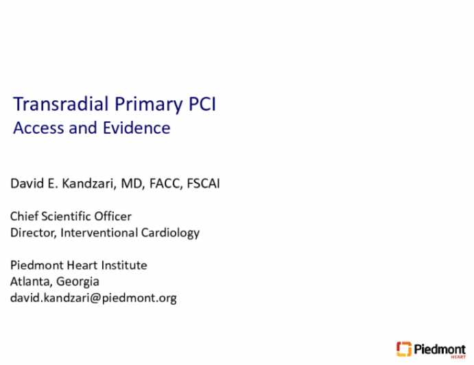 Transradial Primary PCI in STEMI: Benefits, Mechanisms, and Practical Issues