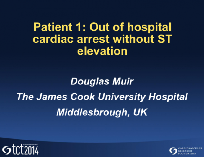 Case #1: Out-of-Hospital Cardiac Arrest Without ST-Segment Elevation