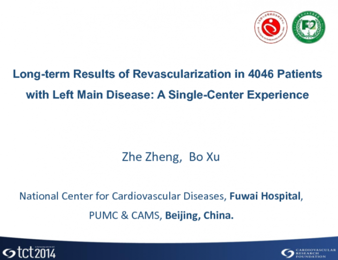 Long-term Results of PCI vs CABG in 4,046 Patients with Left Main Disease: A Single-Center Experience