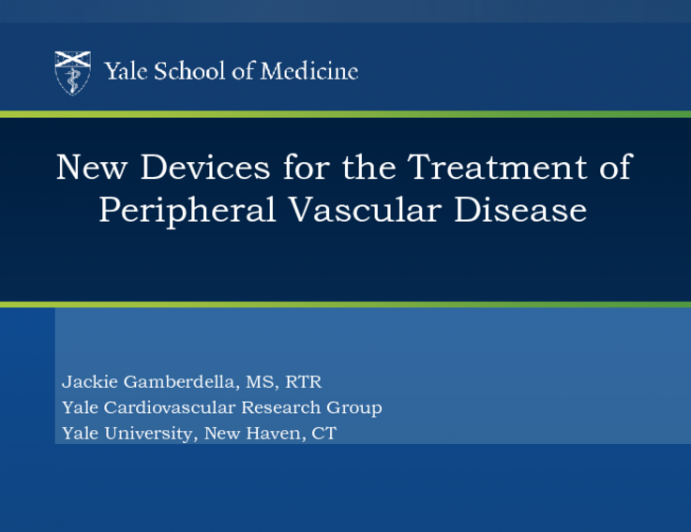 New Devices for the Treatment of Peripheral Arterial Disease