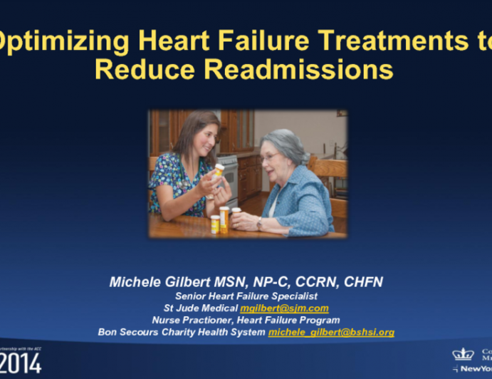 Optimizing Heart Failure Treatments to Reduce Readmissions