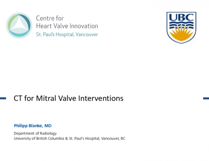 Evolution of CT Assessment: LAA/Mitral Intervention