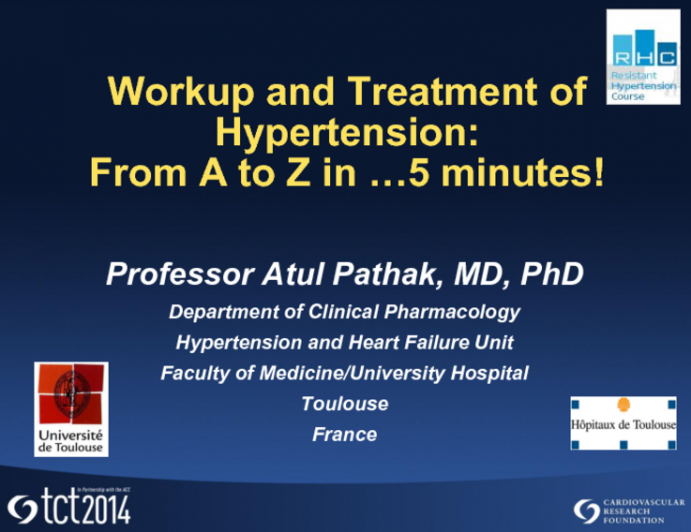 Workup and Treatment of Hypertension: From A to Z