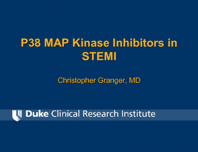 P38 MAP Kinase Inhibitors in STEMI