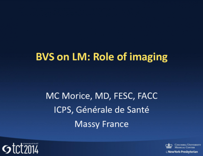 Case #5: Left Main PCI with Bioresorbable Scaffolds