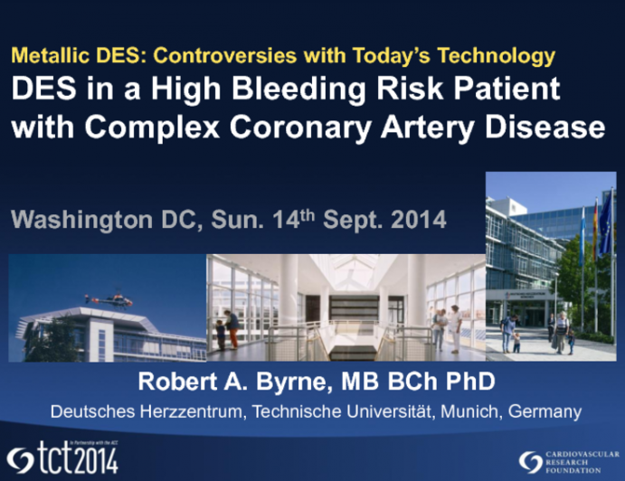 Case Study: DES in a High Bleeding Risk Patient with Complex Coronary Artery Disease