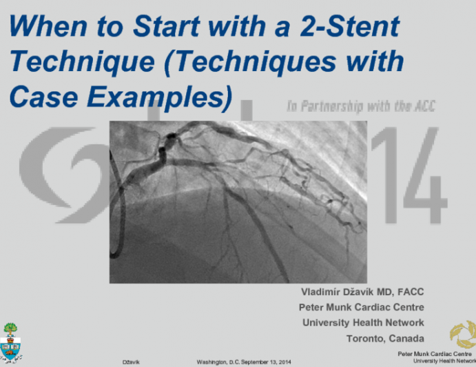 Basic Bifurcation Guidance: When to Start with a 2-Stent Technique (and Which Technique with Case Examples)