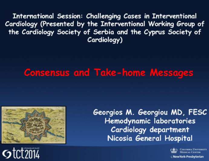 Consensus and Take-home Messages