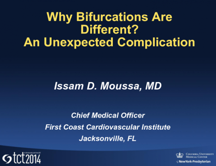 Case #1: Why Bifurcations are Different: An Unexpected Complication