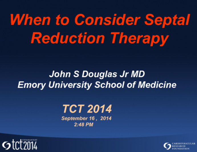 When to Consider Septal Reduction Therapy