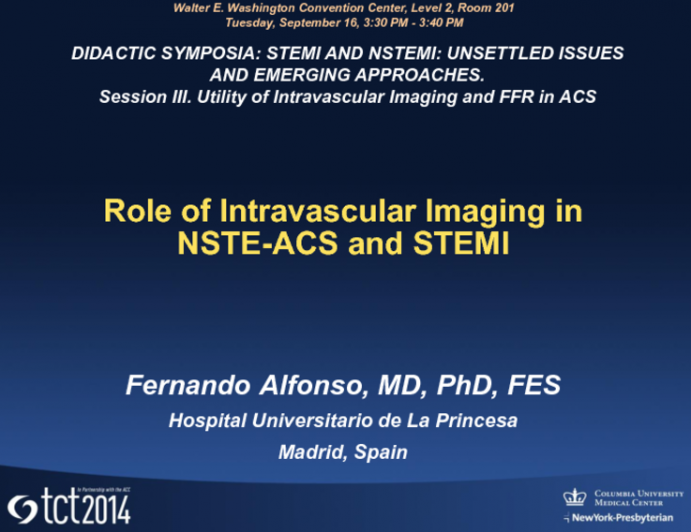 Role of Intravascular Imaging in NSTE-ACS and STEMI