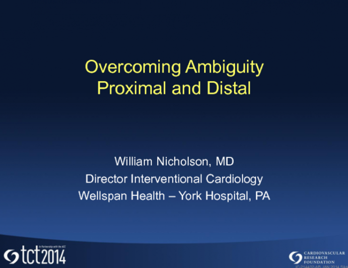 Proximal/Distal Anatomical Ambiguity