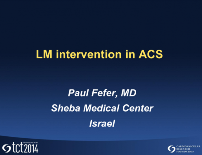 Case #3: Left Main Intervention in ACS