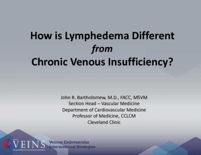 How Is Lymphedema Different from Venous Insufficiency?