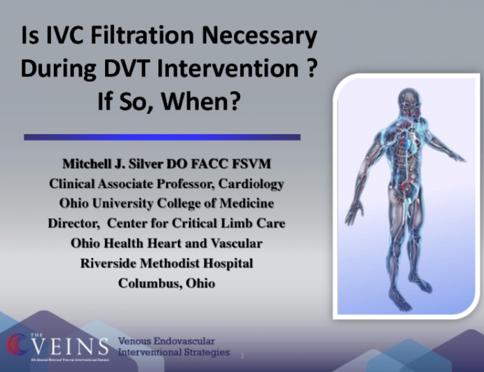 Is IVC Filtration Necessary During DVT Interventions, and if so, When?