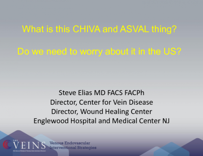 What Is This CHIVA and ASVAL Thing, Do We Need to Worry About it in the USA?