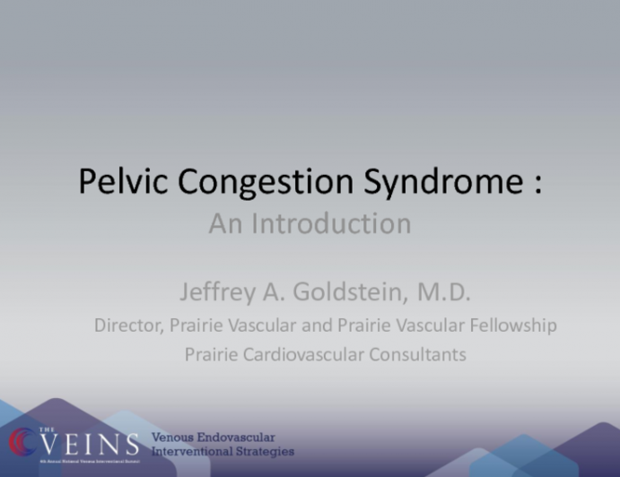 Pelvic Congestion Syndrome: An Introduction