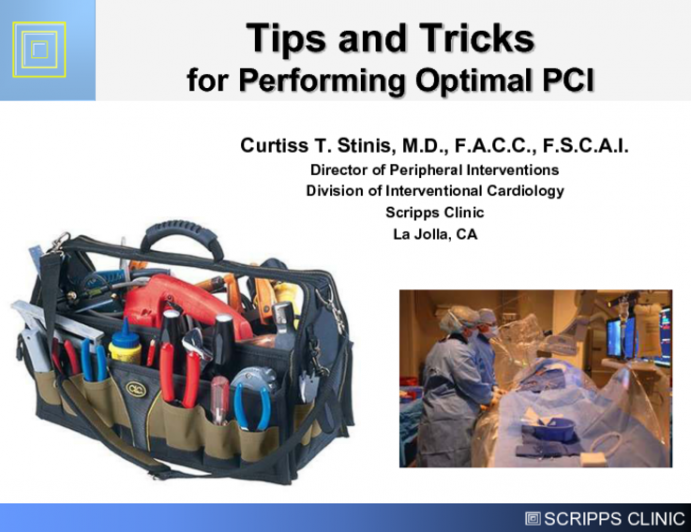 Tips and Tricks for Performing Optimal PCI