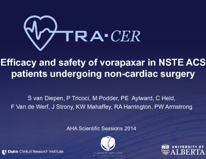 Efficacy and safety of vorapaxar in NSTE ACS patients undergoing non-cardiac surgery
