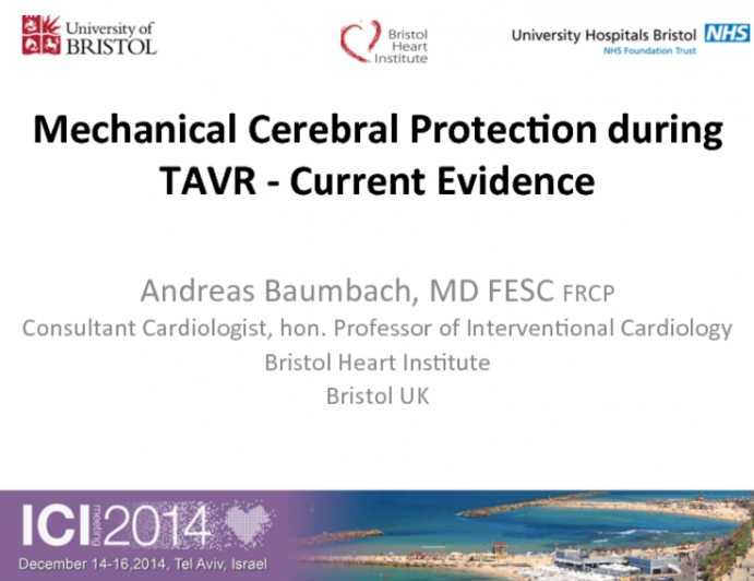 Mechanical Cerebral Protection during TAVR -­‐ Current Evidence