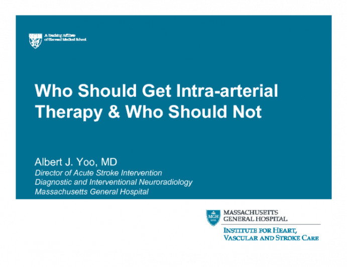 Who Should Get Interventional Treatment and Who Should Not?