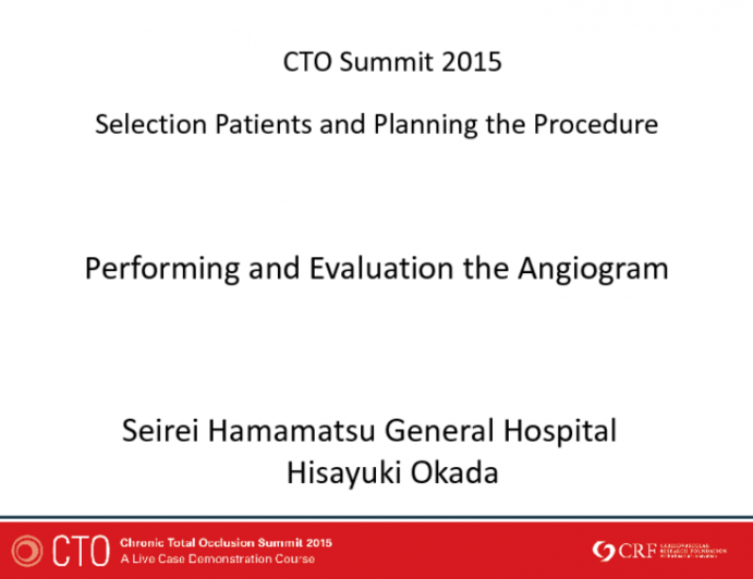 Performing and Evaluating the Angiogram