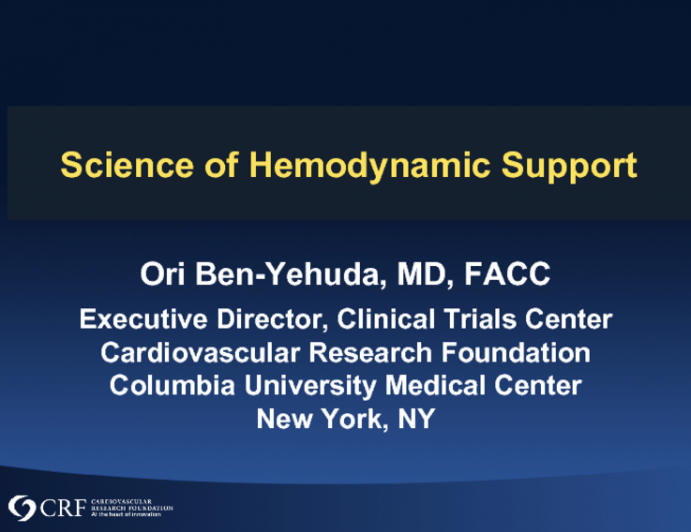 Science of Hemodynamic Support