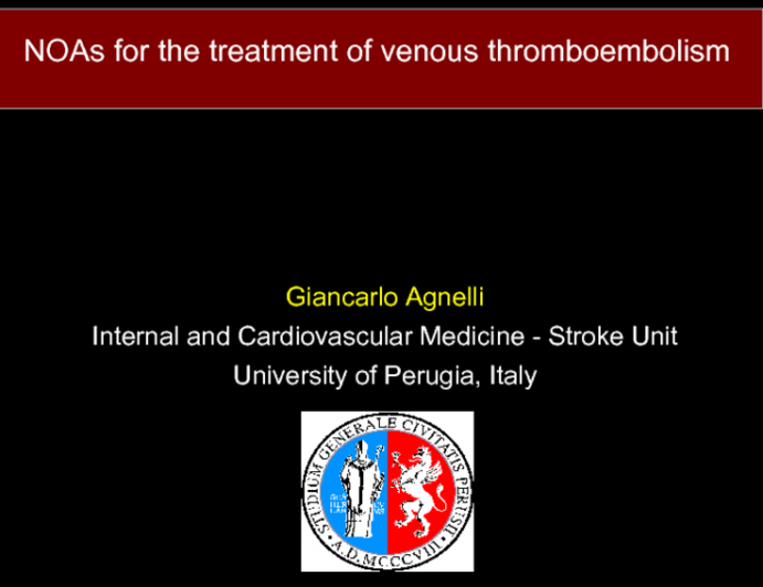 NOAs for the treatment of venous thromboembolism