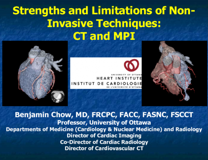 Strengths and Limitations of Non-Invasive Techniques:CT and MPI
