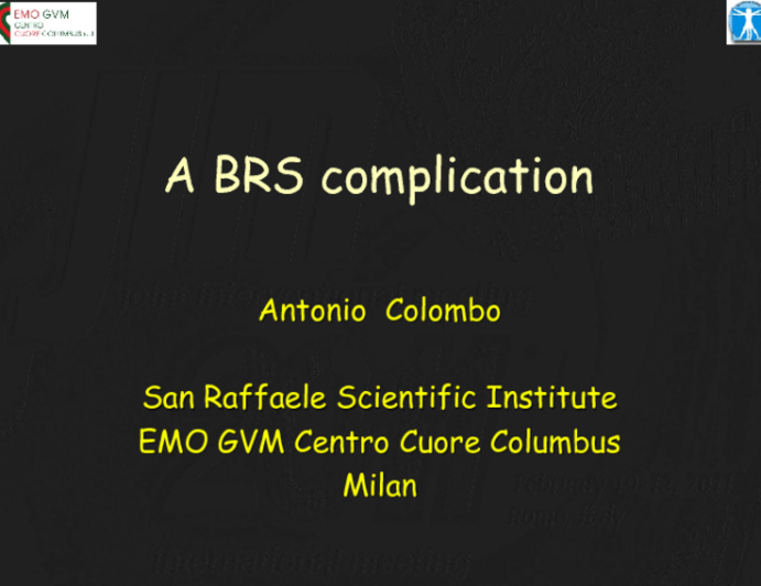 A BRS complication