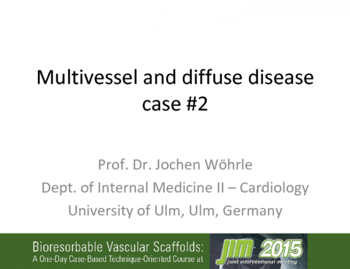 Multivessel and diffuse disease case #2