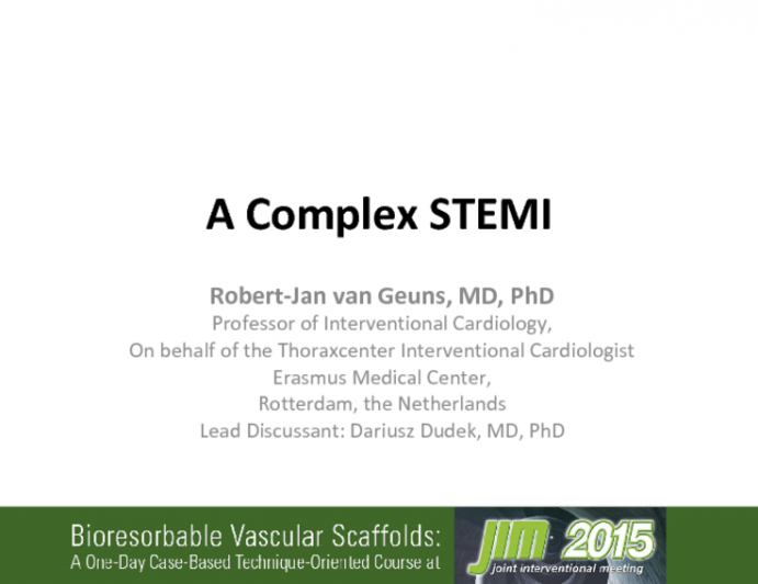 A Complex STEMI