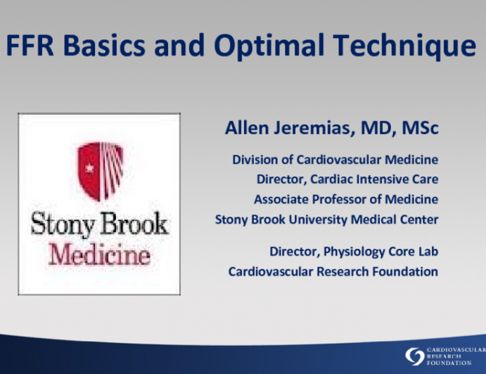 FFR Basics and Optimal Technique