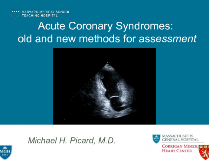 Acute Coronary Syndromes: old and new methods for assessment