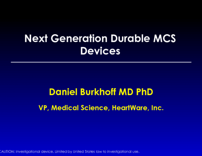 Next Generation Durable MCS Devices