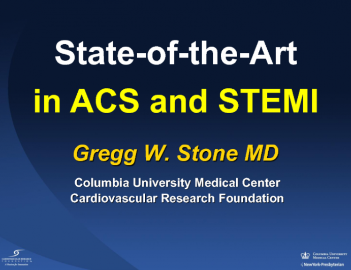 State-of-the-Art in ACS and STEMI: Risk Stratification and Reperfusion Strategies