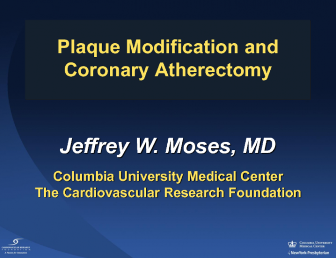 Plaque Modification Devices and Coronary Atherectomy