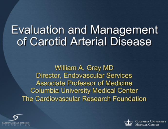 Evaluation and Management of Carotid Arterial Disease