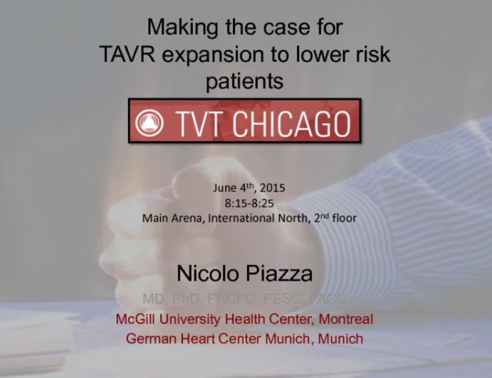 Making the Case for TAVR Expansion to Lower-Risk Patients!